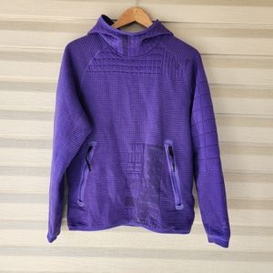 Nike Purple Hooded Pullover Sweatshirt